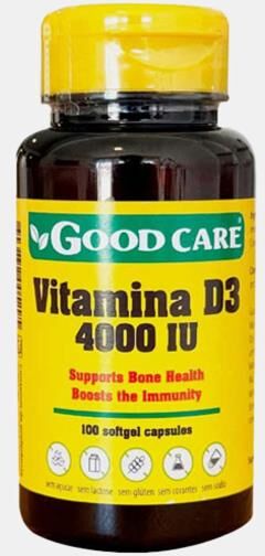 GOOD CARE VITAMINA D3 4000IU 100 SOFTGEL CAPS