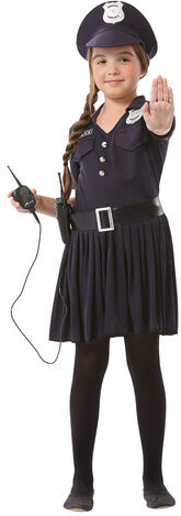 Police-Girl-Kleid für Kinder
