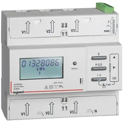 Legrand 412075 Energiezähler EMDX3 MID 125A 3-phasig Direkt RS485+Impuls 6TE