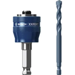 Bosch Professional Zubehör, Lochsäge, EXPERT PC Plus Adapter mit Zentrierbohrer, TCT, 8,5x105 mm