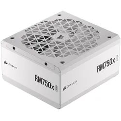 Corsair RMx Shift White Series, RM750x Shift White, 750 Watt, 80 PLUS GOLD Certified, Fully Modular Power Su (750 W), PC Netzteil, Weiss