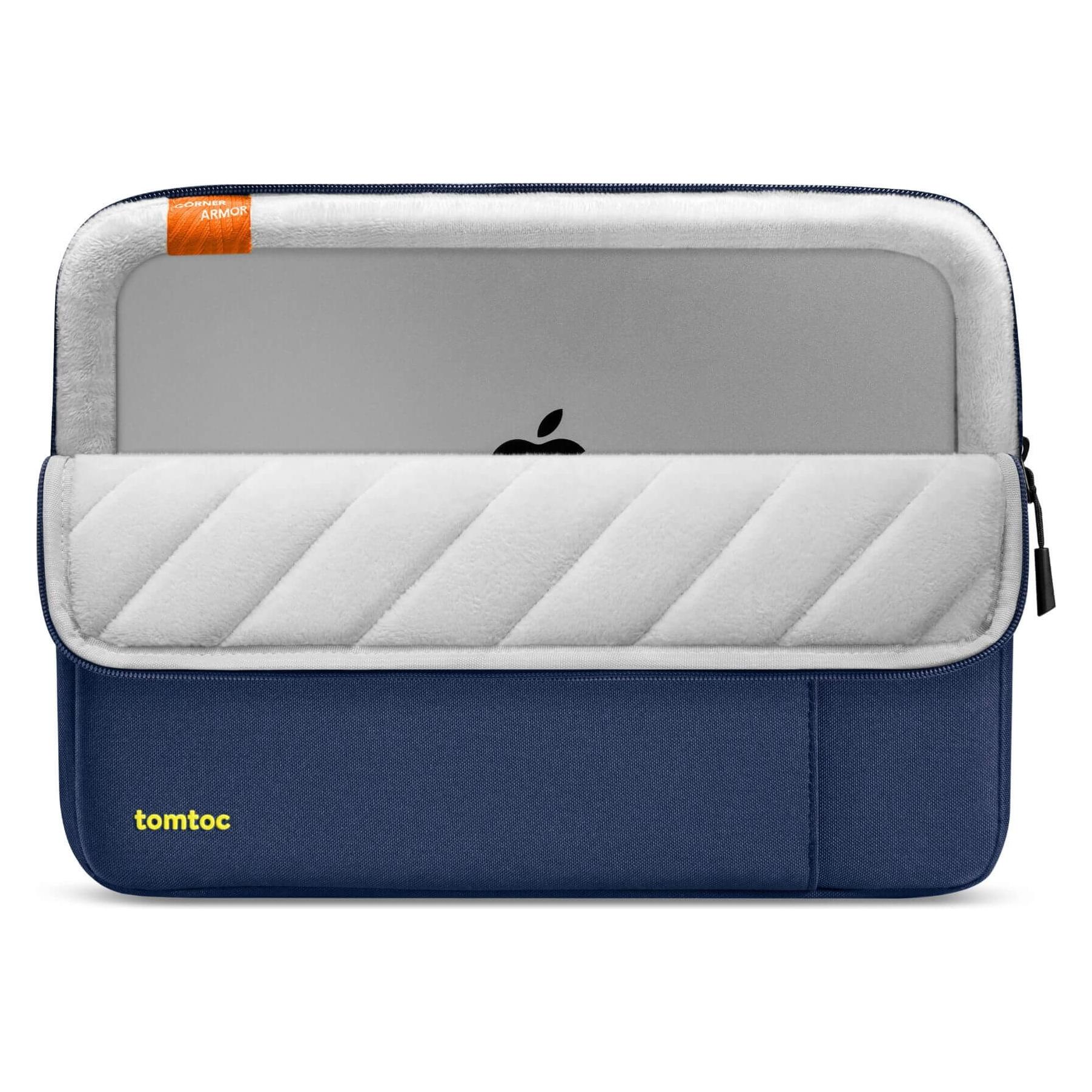 tomtoc Etui Defender-A13 Laptop Sleeve - 13" MacBook Neo, Navy Blue (13", Apple, Universal) (A13C3B2)