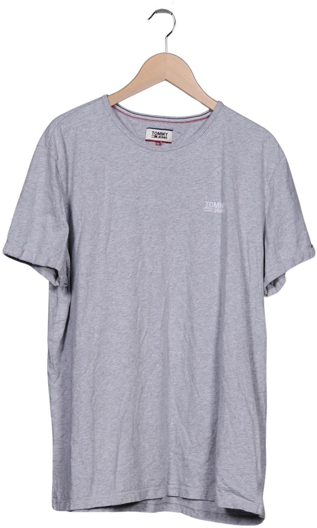 Tommy Jeans Herren T-Shirt, Grau, Gr. Xxl, Baumwolle - Second Hand