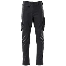 Damen Bundhose "UNIQUE" Diamond einfarbig - 76C40 - schwarz