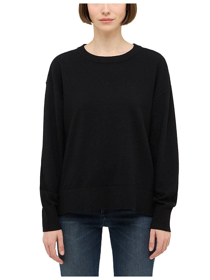Mustang Pullover in Schwarz - L