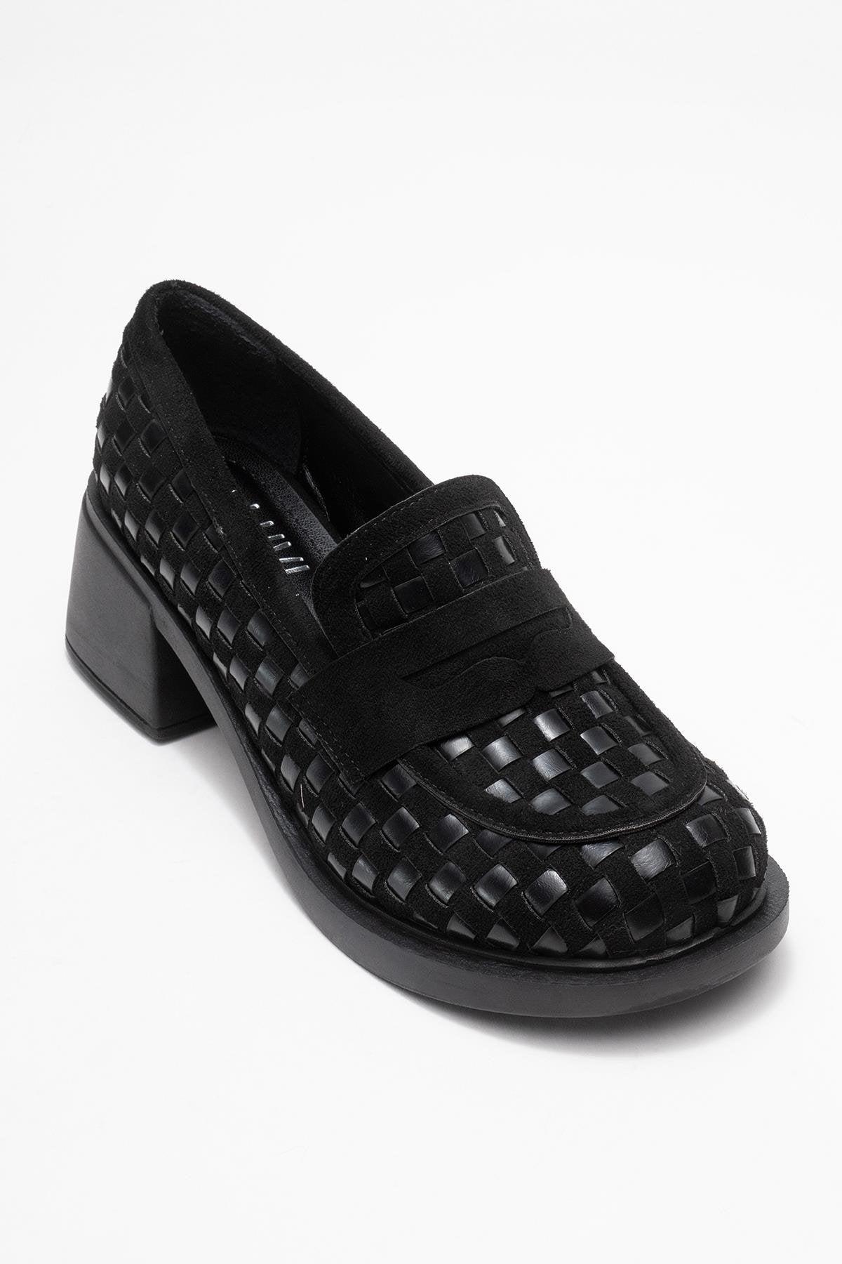 Marlon Gewebt Blockabsatz Loafer Damen