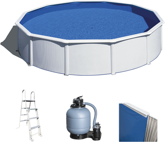 Gre Fidji Ronde Ø550 x 120 cm - Piscine hors-sol en acier