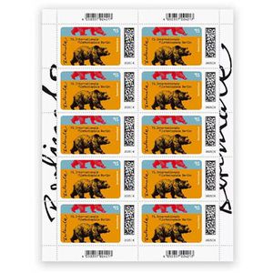 DeutschePost Briefmarken Set, 10 Stück à 95cent, Filmfestspiele,Standardbrief/Postkarte,nassklebend