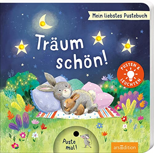 Mein liebstes Pustebuch – Träum schön!: Pusten & leuchten Hochwertiges Pappbilderbuch mit Pustefunktion und Licht für Kinder ab 18 Monaten - Preis vom 09.10.2026 07:28:09 h