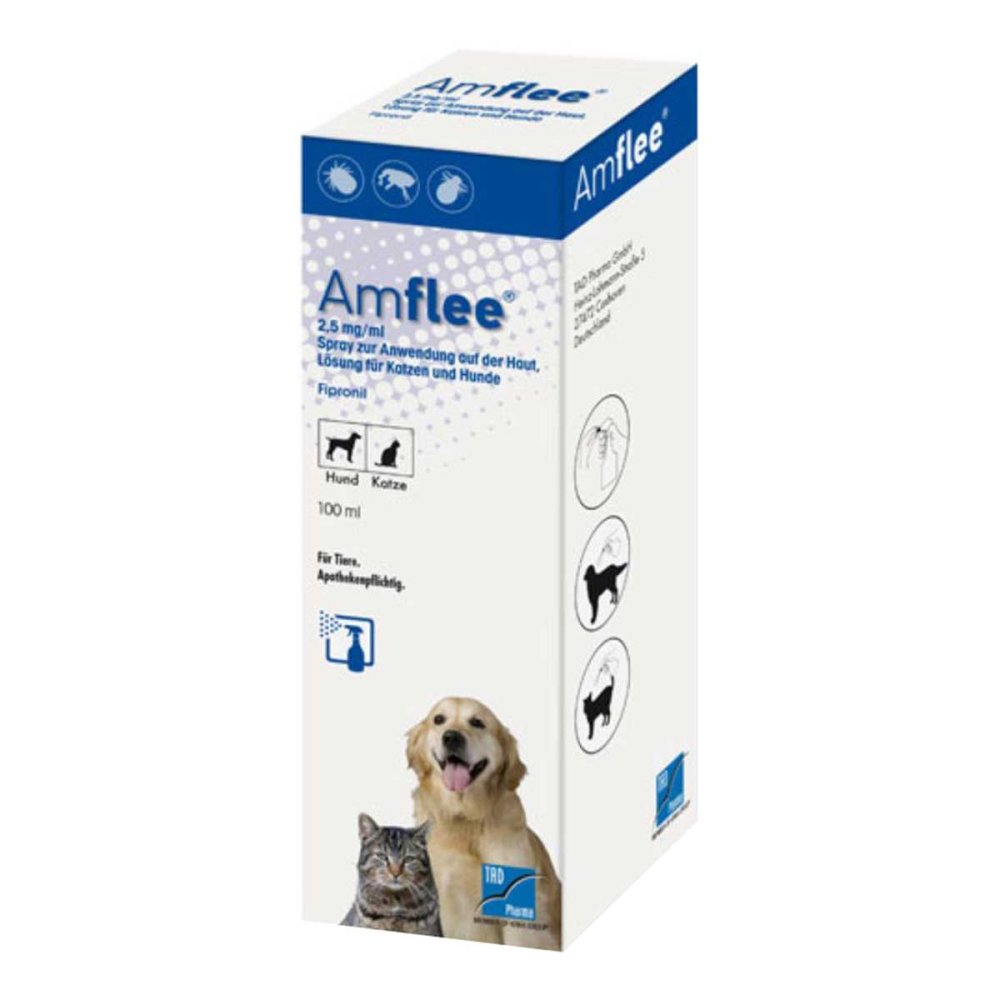 TAD Pharma GmbH Amflee 2,5 mg/ml Spray Lösung für Katzen und Hunde 10989466