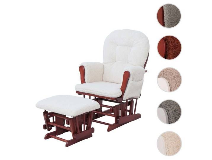 MCW Fauteuil relax MCW-C76 crème structure foncée