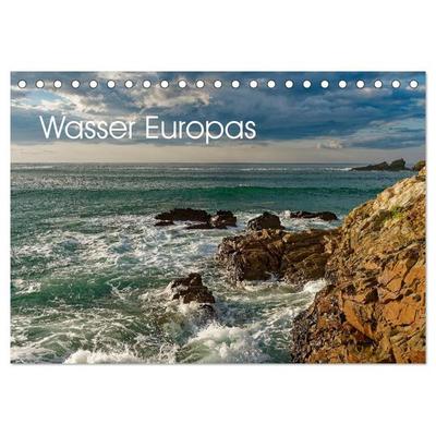 Wasser Europas (Tischkalender 2026 DIN A5 quer), CALVENDO Monatskalender
