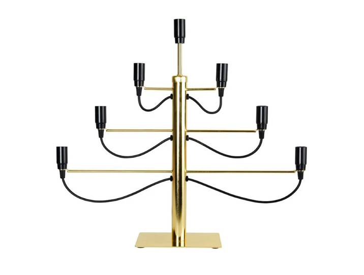 Star Trading Chandelier électrique Milano laiton