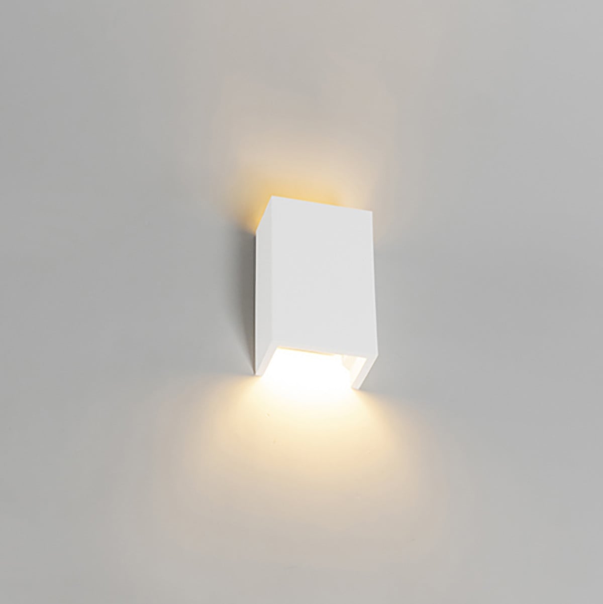 Qazqa Smart Wandlamp Wit met Wifi en Afstandsbediening, Dimbaar, incl. G9 Lichtbron