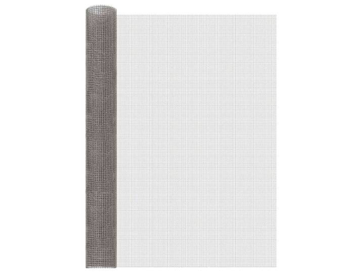 vidaXL Mesh Bildschirm 100 x 200 cm 3 Mesh Edelstahl 201 Silber