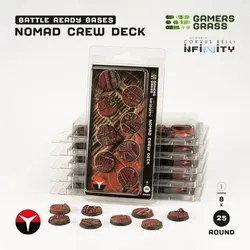 GamersGrass Nomad Crew Deck Round 25mm (8x)