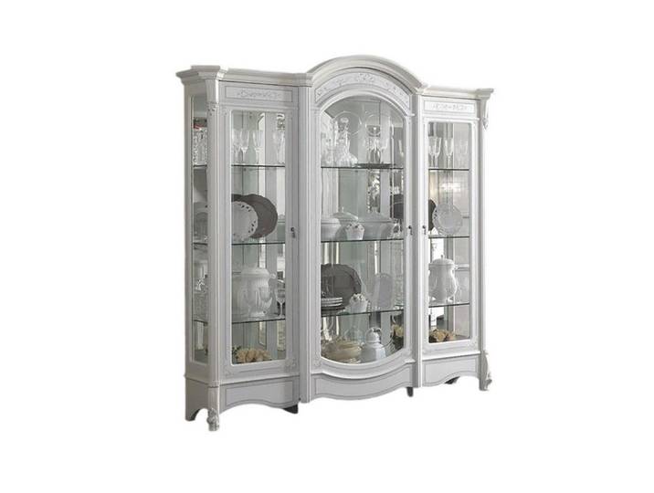 Xlmoebel Vitrine Luxus Vitrine aus hochwertigem Holz im modernen Stil (1-St., Vitrine) Hergestellt in Europa