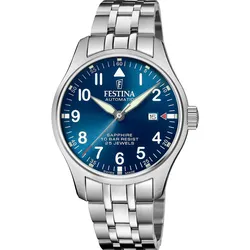 Festina Automatik Herren Automatik F20151/C - blau,silber - 43.5mm