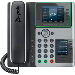 HP Poly Edge E450, Telefon, Weiss, Silber, Schwarz