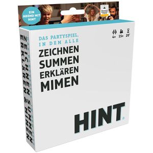 Bezzerwizzer-Studio Kartenspiel HINT Pocket, ab 15 Jahre, ab 4 Spieler