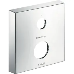 hansgrohe AXOR Verlängerungsrosette, eckig, 2-Loch, 0-1-2 Markierung, Temperaturregulierungsmarkierung, 14969000