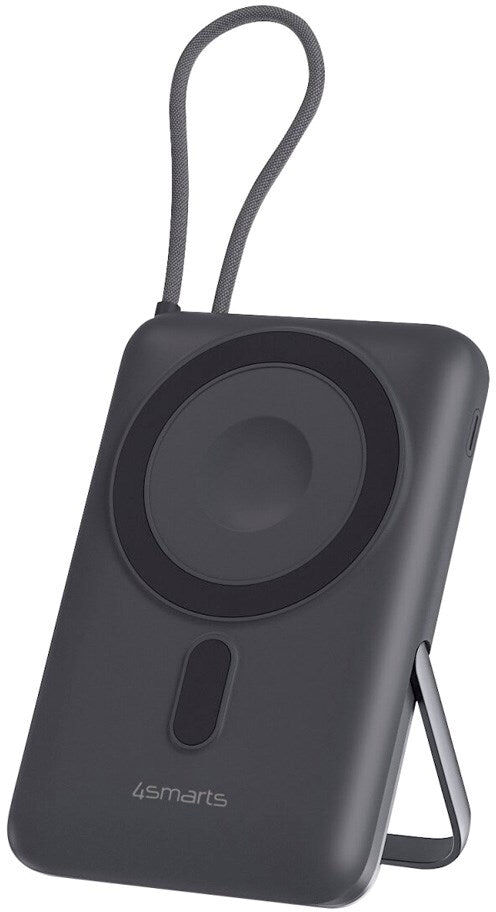 4smarts - Enterprise Pocket 10.000 mAh Trådløs PowerBank - 22.5W - Space Grey