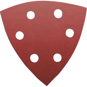 Metabo Schleifpapier 624942000, Körnung 80, Delta 93mm, 5 Blätter, für Holz und Metall, 5 Stück