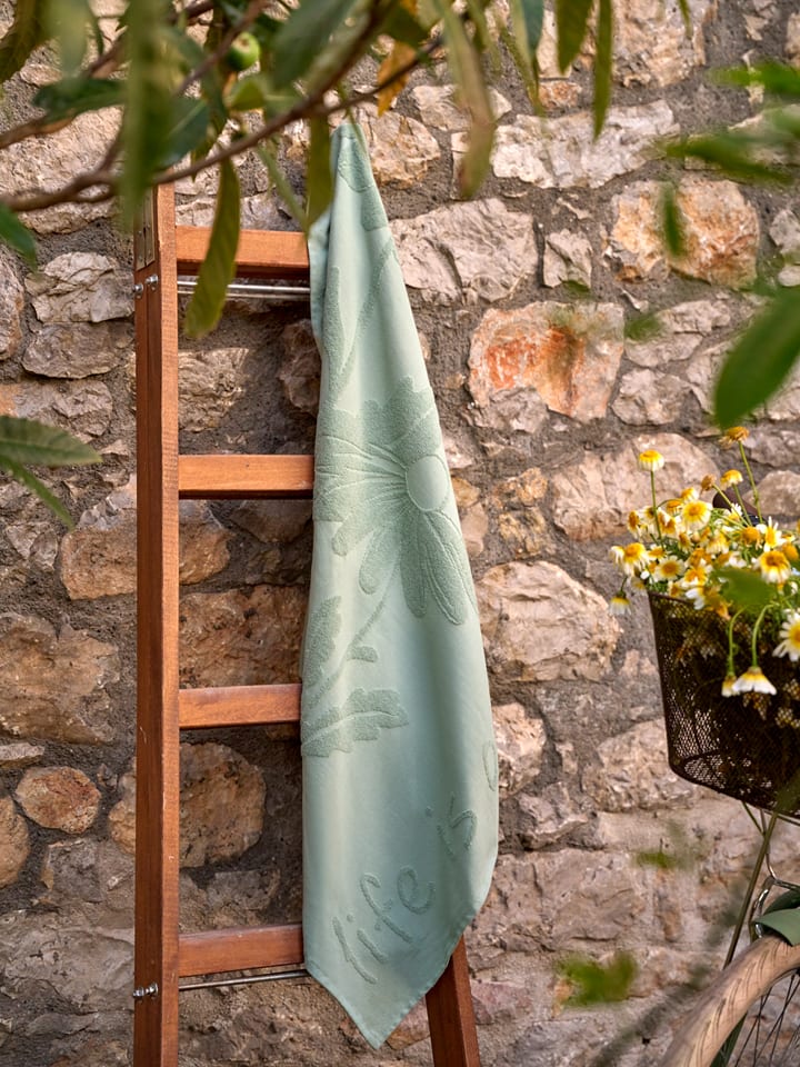 BELLA MAISON Strandtuch ''Daisy'' in Grün - (L)160 x (B)90 cm - onesize