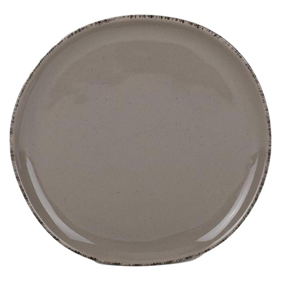 Domoletti Dessert plate dessert Sesam dots brown, Ø 20.3 cm, brown (20.30 cm) (62617397)