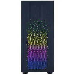 Linkworld Celesta 340F (ATX, mATX, Mini-ITX), PC Gehäuse, Schwarz