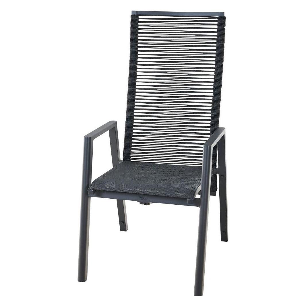 Siena Garden BOLOGNA Move Sessel, Rope, anthrazit Alu, matt-anthrazit, Rope (V51607)