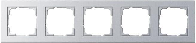 Gira Cadre de recouvrement 5f. alu E2 021525 (021525)