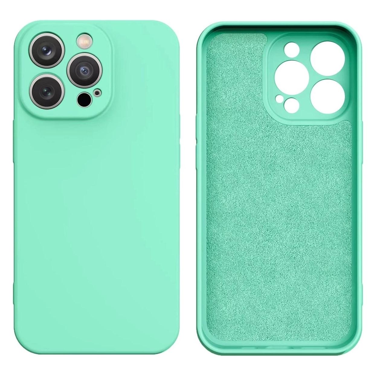 Hurtel Silikonhülle iPhone 14 Plus Silikonhülle mintgrün (Apple iPhone 14 Plus) (1404978613)