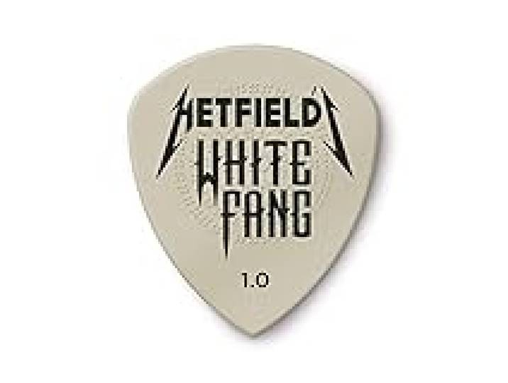 Dunlop James Hetfield White Fang Médiators de guitare 1,0 mm - 24 pièces