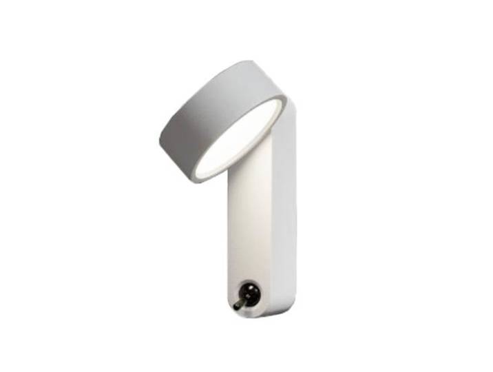 MARTINELLI LUCE lampe murale applique TOGGLE (Blanc - Aluminium verni)