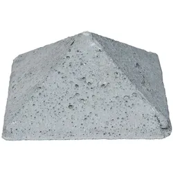 Beckers Betonzaun Standard Pfostenkappe grau einseitig