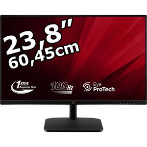 ViewSonic Monitor VA2432-MHD-3, 23,8 Zoll, Full HD 1920 x 1080 Pixel, 1 ms, 100 Hz