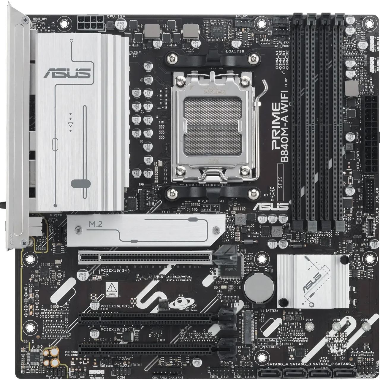 Asus Prime B840M-A WIFI AMD B840 So.AM5 DDR5 mATX Retail