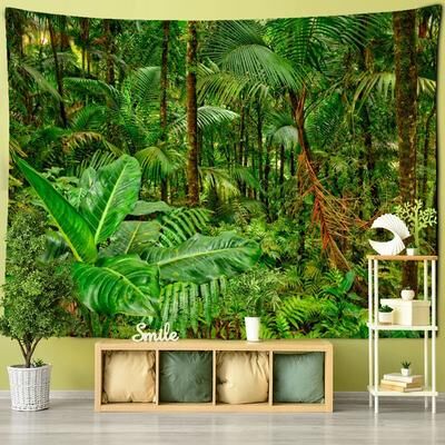 Uplift Treasures Mystical Forest Tree Wall Tapestry 10 157.48 86.61 In