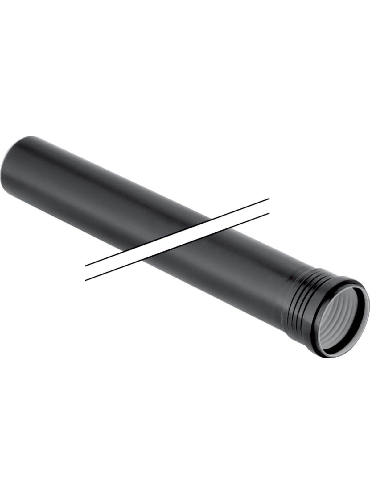Geberit silent afløbsrør 110x250mm 1mf sort pp