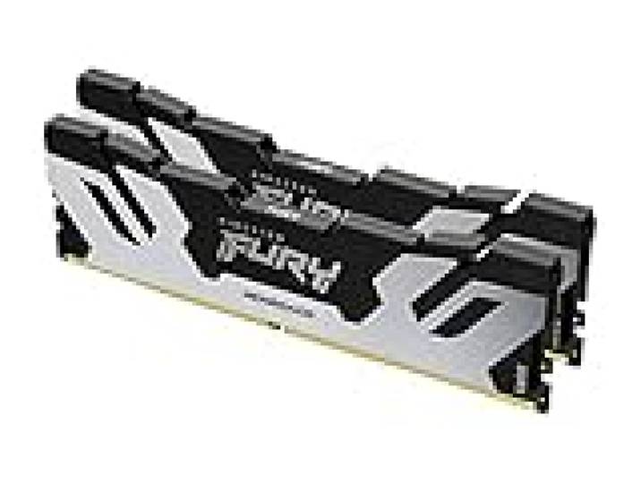 Kingston FURY Renegade DDR5 Argent/Noir XMP 32Go (2x16Go) 7200MT/s CL38 DIMM Mémoire pour PC de Gamer Kit de 2 - KF572C38RSK2-32