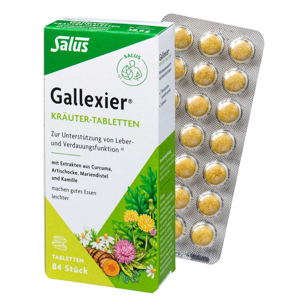 SALUS Pharma GmbH Salus Gallexier Kräuter-Tabletten 08815049