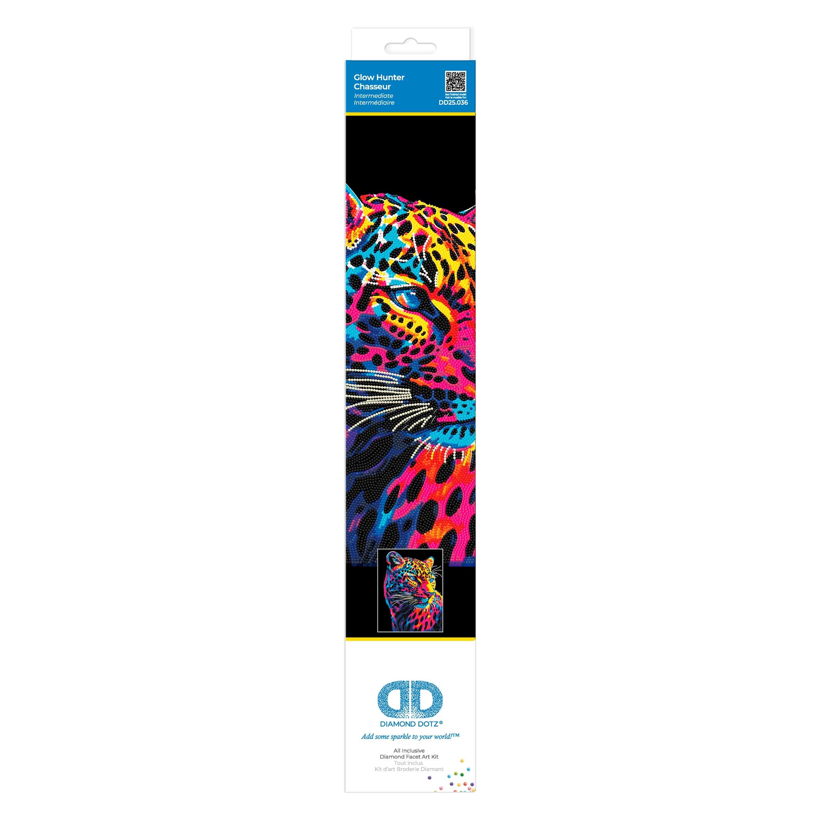 Diamond Dotz Diamond Painting Neon Leopard (DD25036)