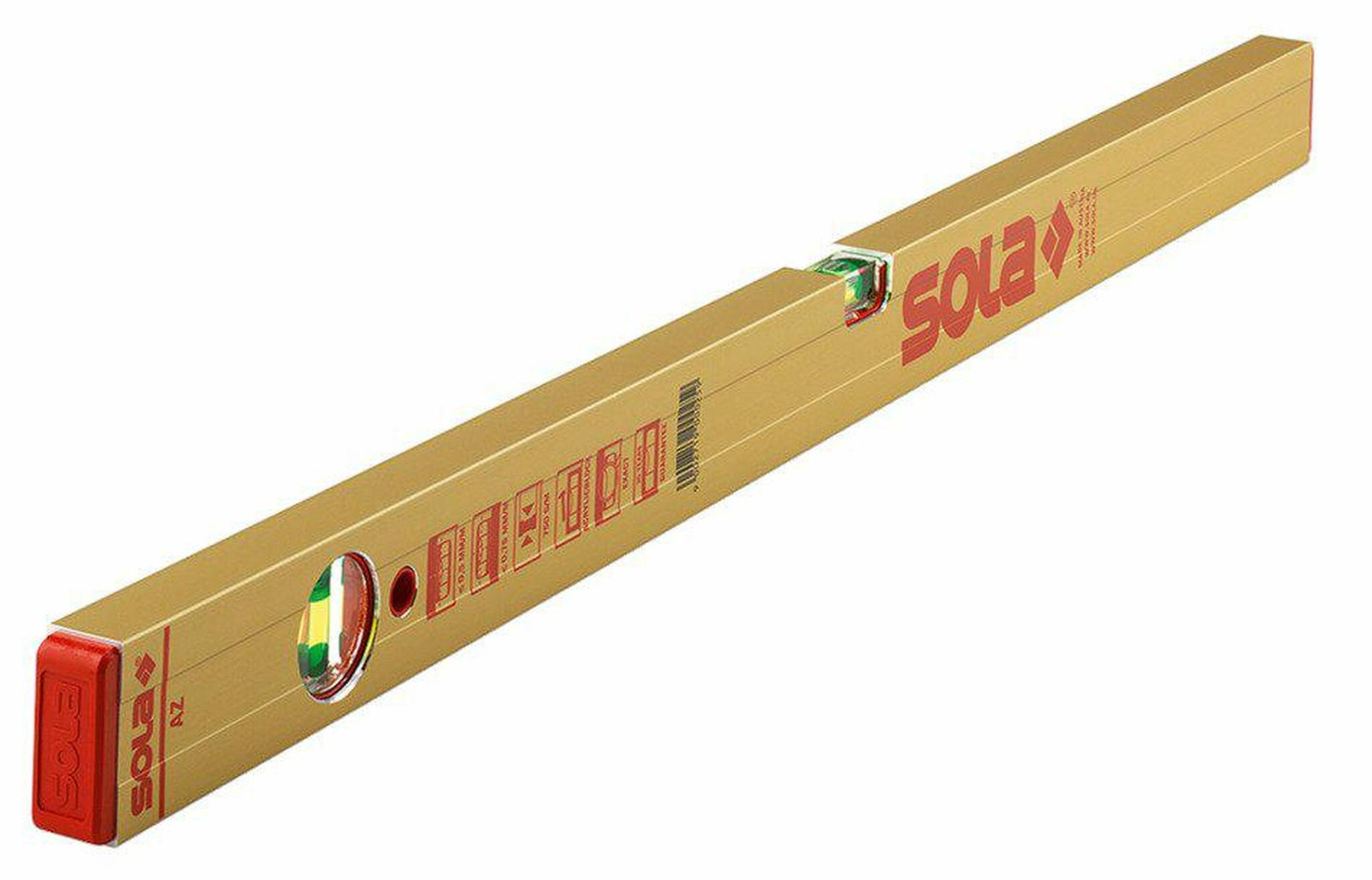 Sola AZ 200 Waterpas van aluminium met 7-delige klemset, Lengte: 50 cm
