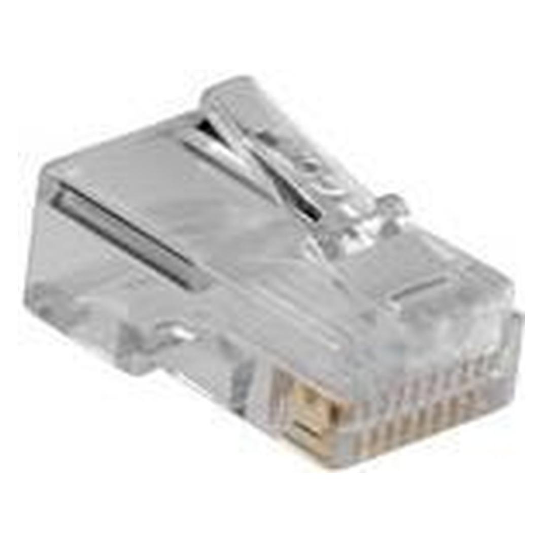 ACT RJ48 (10P/10C) modulaire connector for flat cable. Unit: Bag 25 pcs (TD110)