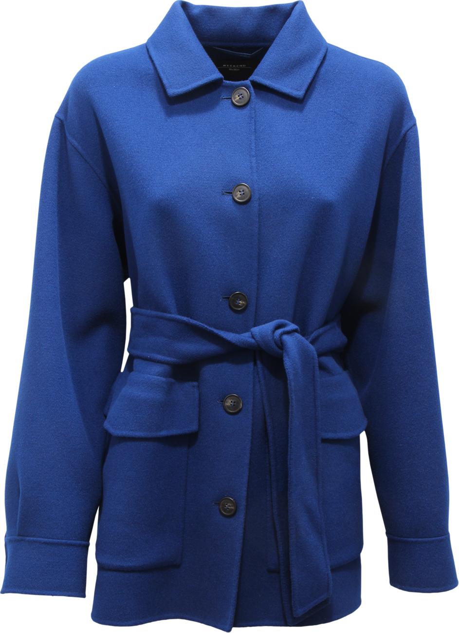 L6635 Giubbotto Donna Wochenende Max Mara Taranto Frau Wolle Jacke