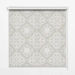 INNENROLLO - Fensterrollo - Rollo - 140x140 cm - Marokkanische Fliesen