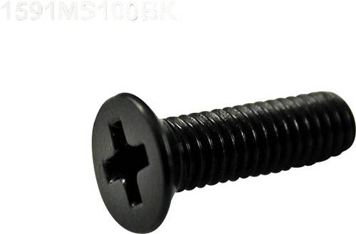 Hammond Electronics 1591TS100BK Ersatzschraube Stahl Schwarz 100St.