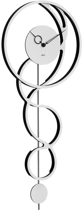 Hermle Uhrenmanufaktur Silent Wall Clock White 40cm W X 80cm H X 16cm D