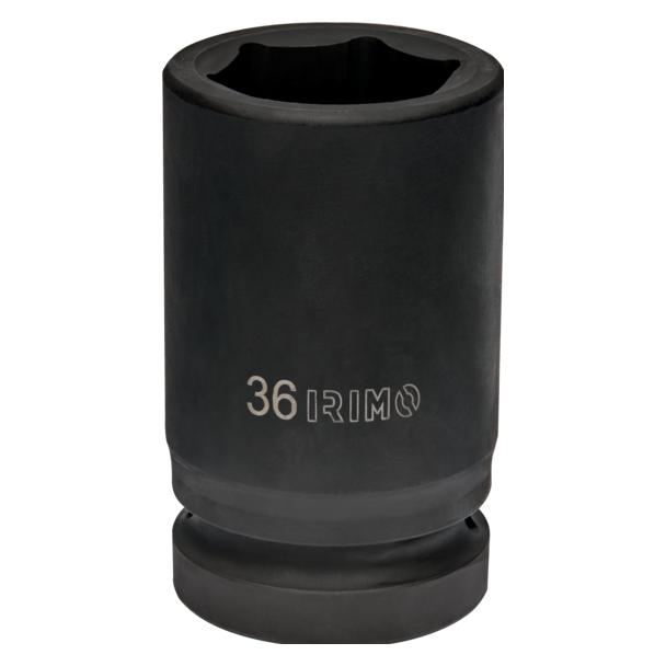Irimo 1" Kraft-Steckschlüssel-Einsätze, lange Ausführung, Sechskant, 27 mm (27 mm) (VASOS)